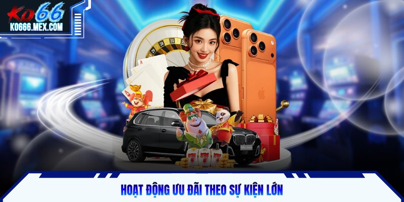 Hoạt động ưu đãi theo sự kiện lớn